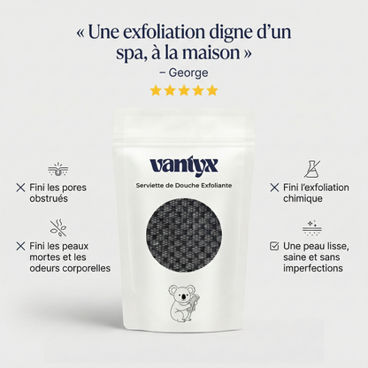 Vantyx Exfoliating Shower Towel
