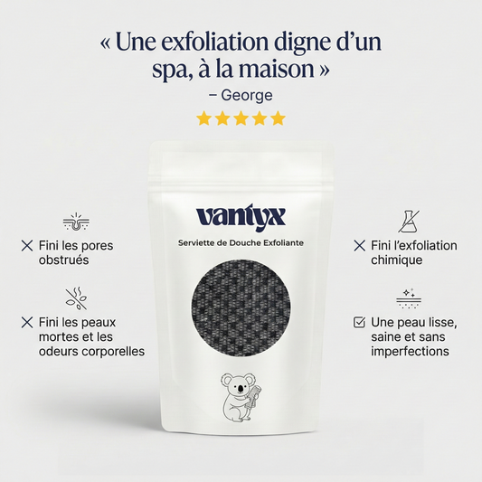 Vantyx Exfoliating Shower Towel