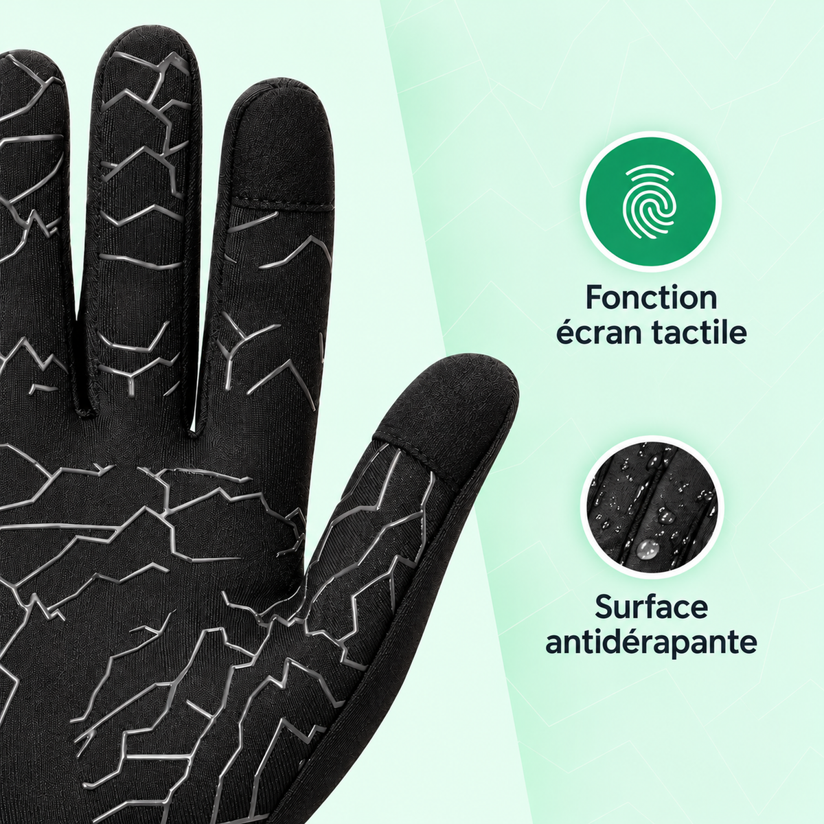 Gants Thermiques de Cyclisme – Smoothe™