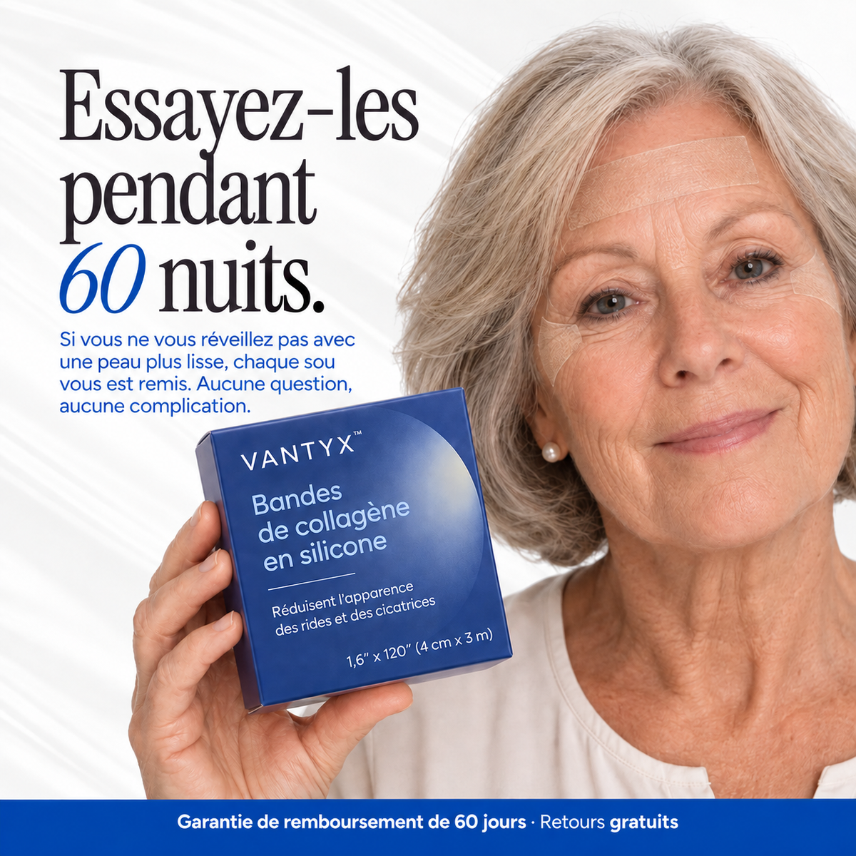 Bandes de Collagène en Silicone Vantyx™