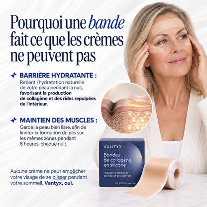 Bandes de Collagène en Silicone Vantyx™
