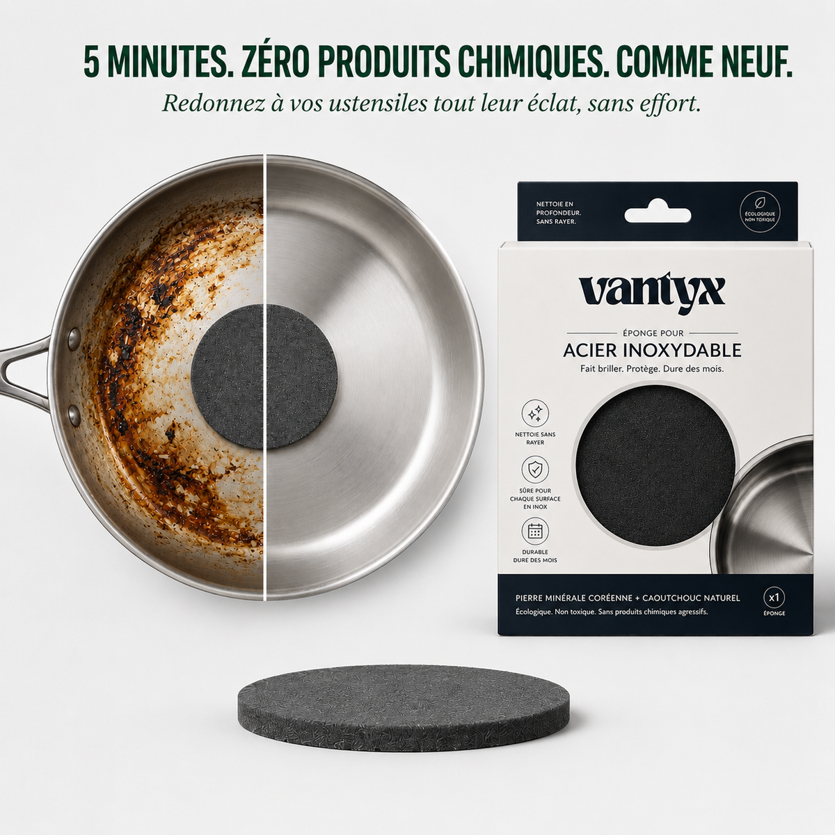 Vantyx Stainless Steel Scrubber