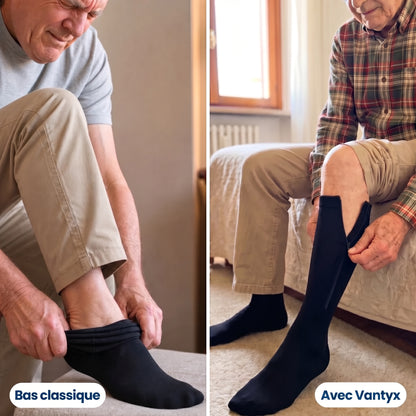 Bas de Contention Zippés Vantyx