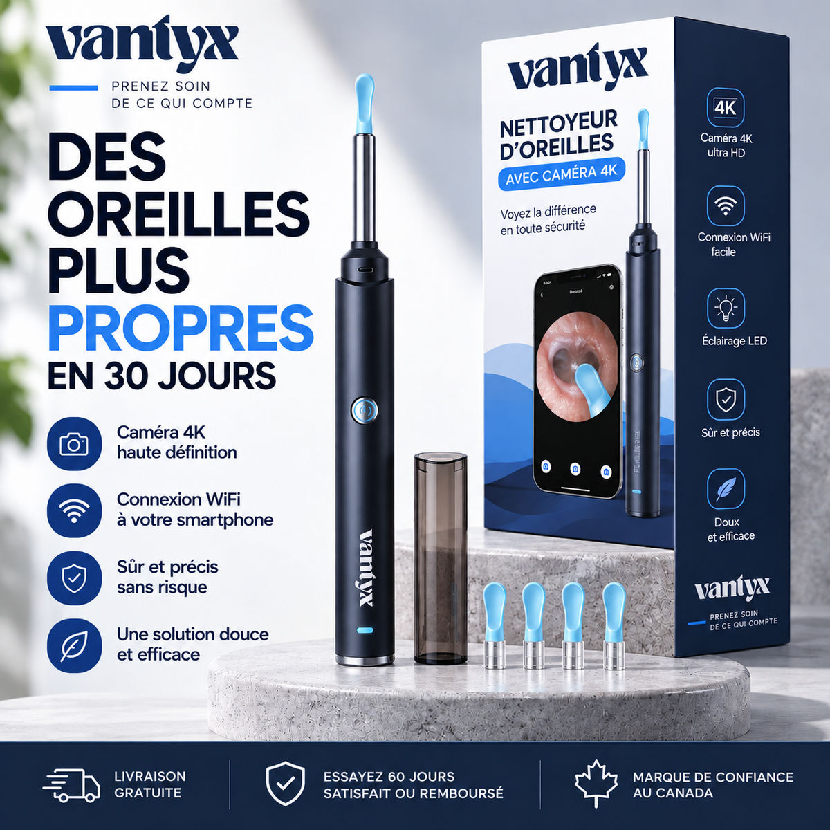 Nettoyeur d’Oreilles Intelligent