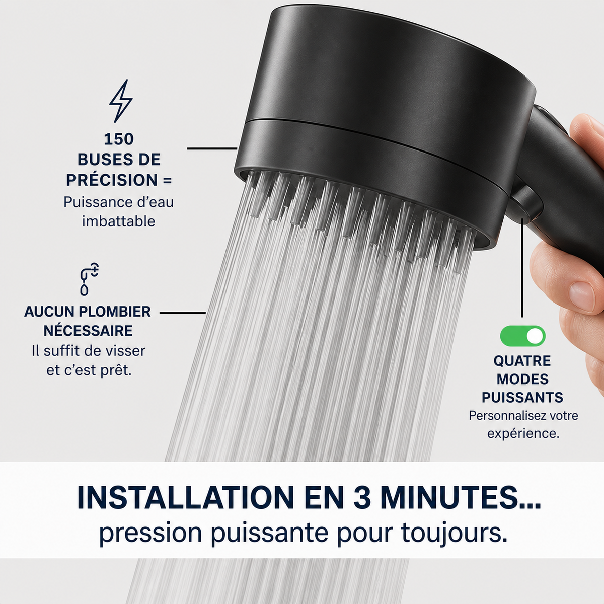 Vantyx Filtered Shower Head