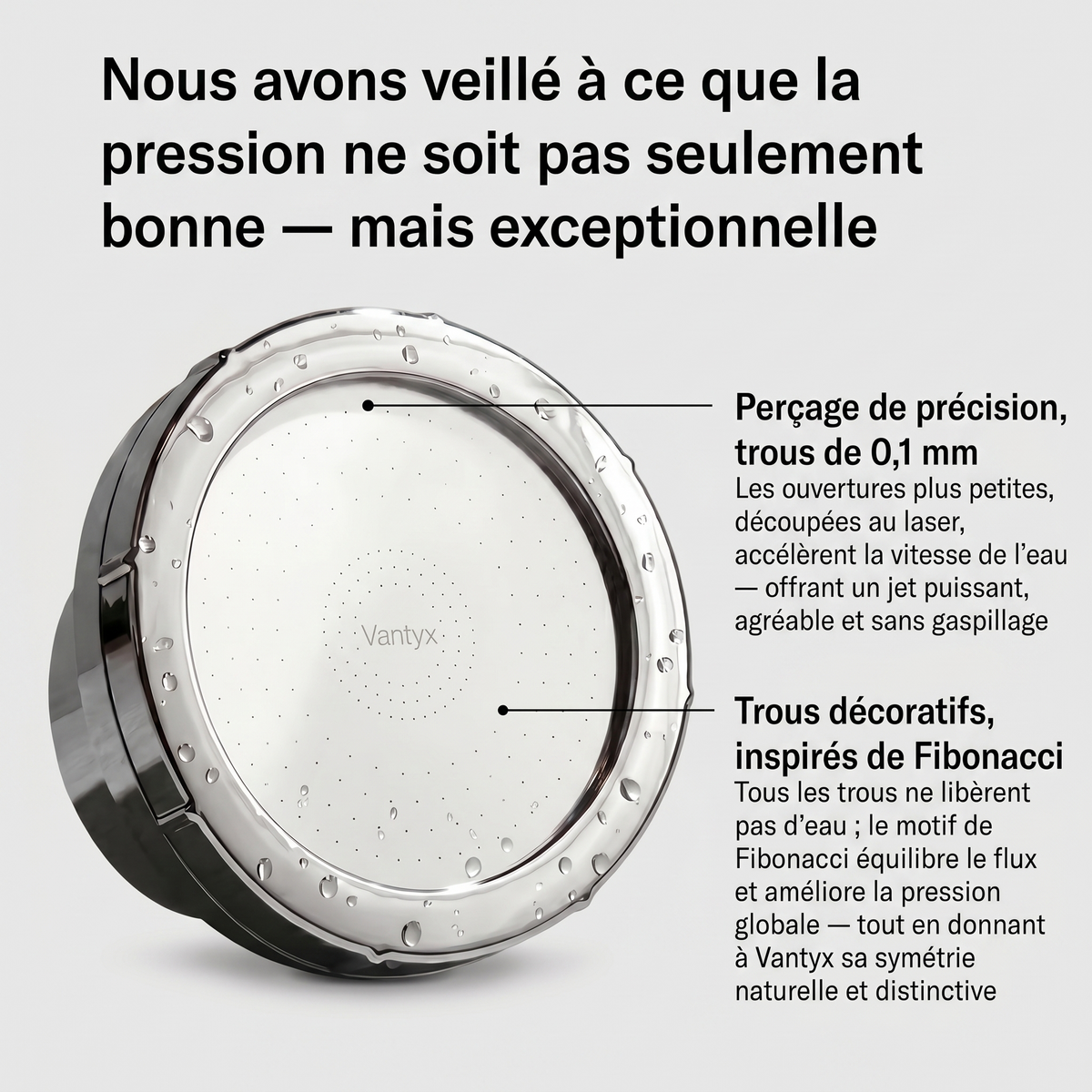 Vantyx Filtered Shower Head