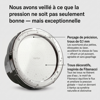 Vantyx Filtered Shower Head