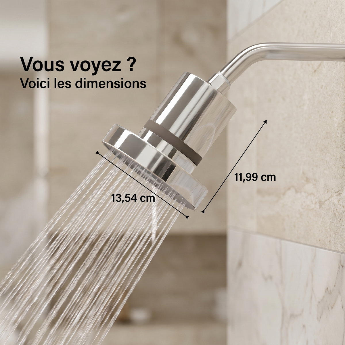 Vantyx Filtered Shower Head